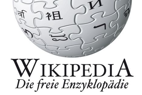 Wikipedia Logo halb
